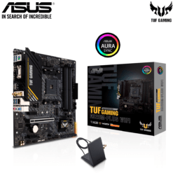 ASUS TUF GAMING A520M-PLUS WIFI AMD A520 (Ryzen AM4) micro ATX Gaming Motherboard with M.2 support, 802.11ac Wi-Fi