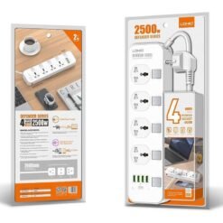 LDNIO 10A 2500W Electrical Socket Switch Plug 4USB Smart Extension Multifunction SC4408 14 LDNIO 10A 2500W Electrical Socket Switch Plug 4USB Smart Extension Multifunction SC4408 - Image 7
