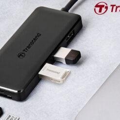 Transcend HUB5C 6-in-1 USB 3.1 Gen 2 Type-C Hub with Memory card Reader, Charging port and USB Ports 10 Transcend HUB5C 6-in-1 USB 3.1 Gen 2 Type-C Hub with Memory card Reader, Charging port and USB Ports - Image 4