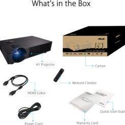 ASUS H1 LED Projector Full HD (1920 x 1080), 3000 Lumens, 120 Hz, 125% Rec. 709, 125% sRGB, Crestron Connected Certified, 10W Built-in Speaker, HDMI 9 ASUS H1 LED Projector Full HD (1920 x 1080), 3000 Lumens, 120 Hz, 125% Rec. 709, 125% sRGB, Crestron Connected Certified, 10W Built-in Speaker, HDMI - Image 3