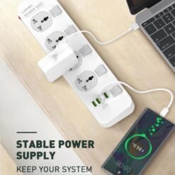 LDNIO 10A 2500W Electrical Socket Switch Plug 4USB Smart Extension Multifunction SC4408 11 LDNIO 10A 2500W Electrical Socket Switch Plug 4USB Smart Extension Multifunction SC4408 - Image 4
