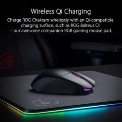 ASUS ROG Chakram RGB Wireless Gaming Mouse with Qi Charging, Programmable Joystick, Tri-Mode Connectivity (Wired/2.4ghz/Bluetooth) 16000 Dpi P704 15 ASUS ROG Chakram RGB Wireless Gaming Mouse with Qi Charging, Programmable Joystick, Tri-Mode Connectivity (Wired/2.4ghz/Bluetooth) 16000 Dpi P704 - Image 8