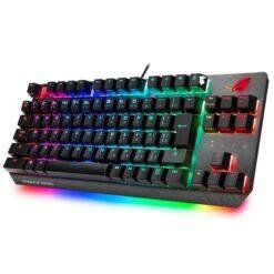 ASUS ROG Strix Scope TKL Gaming Keyboard Wired Mechanical RGB for FPS Games with Cherry Mx Red Switches, Aluminum Frame X802 7 ASUS ROG Strix Scope TKL Gaming Keyboard Wired Mechanical RGB for FPS Games with Cherry Mx Red Switches, Aluminum Frame X802 - Image 3