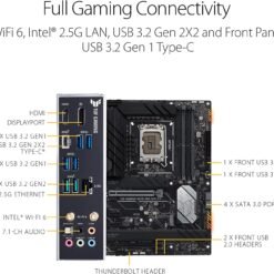 ASUS TUF GAMING H670-PRO WIFI D4 Intel® H670 (LGA 1700) ATX Motherboard with PCIe 5.0 slot, four PCIe 4.0 M.2 slots 9 ASUS TUF GAMING H670-PRO WIFI D4 Intel® H670 (LGA 1700) ATX Motherboard with PCIe 5.0 slot, four PCIe 4.0 M.2 slots - Image 3