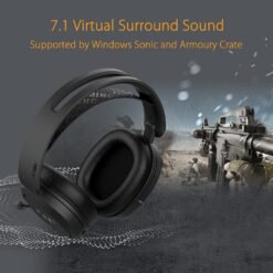 ASUS TUF Gaming H1 Wireless Gaming Headset 7.1 Surround Sound 2.4GHz USB-C for PC, Switch, Mobile Devices, PS4, PS5 10 ASUS TUF Gaming H1 Wireless Gaming Headset 7.1 Surround Sound 2.4GHz USB-C for PC, Switch, Mobile Devices, PS4, PS5 - Image 4