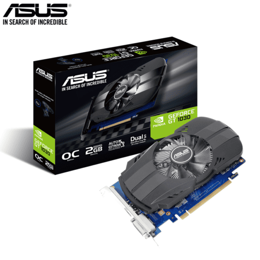 ASUS Phoenix GeForce® GT 1030 OC Edition 2GB GDDR5 Graphic Card best for compact PC build and home entertainment