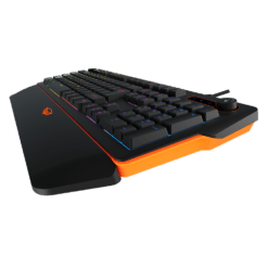 MeeTion RGB Membrane Gaming Keyboard with  Magnetic Wrist Rest and Media Control K9520 - Image 5