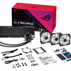 Alternative view of ASUS ROG Strix LC II 360 ARGB All-in-one Liquid CPU Cooler with Aura Sync, Intel® LGA 1150/1151/1155/1156/1200/2066 and AMD AM4/TR4 support and three ROG 120 mm