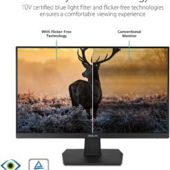 ASUS VA24EHE 23.8 inch 75Hz IPS Eye Care Monitor Full HD  Adaptive-Sync/FreeSync™, Low Blue Light, Flicker Free, Wall Mountable - Image 5