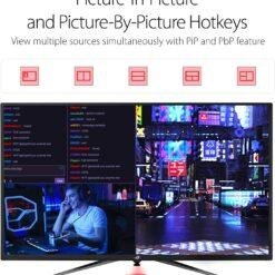 ASUS ROG Strix XG438Q 43inch HDR 4K Large Gaming Monitor 120H 4K (3840 x 2160) FreeSync™ 2 HDR, DisplayHDR™ 600, DCI-P3 90%, Shadow Boost, 10W Speaker*2 - Image 5