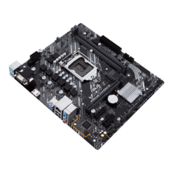 Alternative view of ASUS PRIME H410M-E Intel® H410 (LGA 1200) mic-ATX Motherboard with M.2 support, DDR4 2933MHz, HDMI, D-Sub, USB 3.2 Gen 1 ports, SATA 6 Gbps, COM