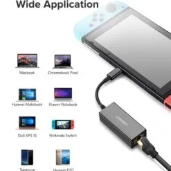 Alternative view of UGREEN USB Type-C to RJ45 Gigabit LAN Adapter Network Card 1000mbps