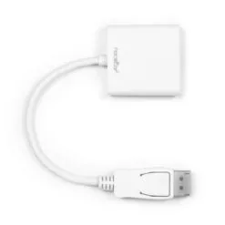 Alternative view of DP Display Port To VGA Converter - White