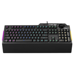 ASUS TUF Gaming K1 RGB Membrane Gaming Keyboard with Dedicated Volume Knob, spill-resistance, side light bar and Armoury Crate 8 ASUS TUF Gaming K1 RGB Membrane Gaming Keyboard with Dedicated Volume Knob, spill-resistance, side light bar and Armoury Crate - Image 3