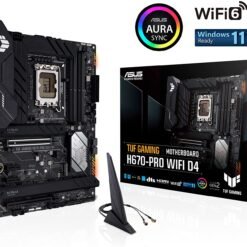 ASUS TUF GAMING H670-PRO WIFI D4 Intel® H670 (LGA 1700) ATX Motherboard with PCIe 5.0 slot, four PCIe 4.0 M.2 slots 12 ASUS TUF GAMING H670-PRO WIFI D4 Intel® H670 (LGA 1700) ATX Motherboard with PCIe 5.0 slot, four PCIe 4.0 M.2 slots - Image 6