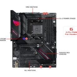 ASUS ROG STRIX B550-F GAMING(WI-FI) AMD AM4 (3rd Gen Ryzen) ATX Gaming Motherboard (PCIe 4.0, 2.5Gb LAN, BIOS FlashBack, HDMI 2.1, Addressable Gen 2 RGB Header and AURA Sync) - Image 6
