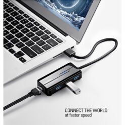 UGREEN USB 3.0 3 Ports Hub with RJ45 Gigabit Ethernet Adapter (20265) 8 UGREEN USB 3.0 3 Ports Hub with RJ45 Gigabit Ethernet Adapter (20265) - Image 4