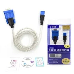 Z-TEK USB To Rs232 Converter Cable for HDS/MB C3/NEC Programmer