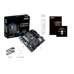 ASUS PRIME H570M-PLUS Intel® H570 (LGA 1200) micro ATX Motherboard with PCIe® 4.0, 8 power stages, DisplayPort™, HDMI®, DVI, SATA 6 Gbps - Image 6