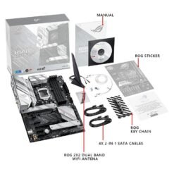 ASUS ROG STRIX B560-A GAMING WIFI Intel® B560 LGA 1200 ATX Motherboard with PCIe 4.0, 8+2 teamed power stages, Two-Way AI Noise Cancelation, WiFi 6 8 ASUS ROG STRIX B560-A GAMING WIFI Intel® B560 LGA 1200 ATX Motherboard with PCIe 4.0, 8+2 teamed power stages, Two-Way AI Noise Cancelation, WiFi 6 - Image 3