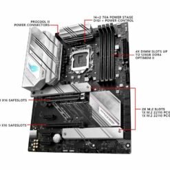 ASUS ROG STRIX B560-A GAMING WIFI Intel® B560 LGA 1200 ATX Motherboard with PCIe 4.0, 8+2 teamed power stages, Two-Way AI Noise Cancelation, WiFi 6 11 ASUS ROG STRIX B560-A GAMING WIFI Intel® B560 LGA 1200 ATX Motherboard with PCIe 4.0, 8+2 teamed power stages, Two-Way AI Noise Cancelation, WiFi 6 - Image 6