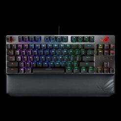 ASUS X801 ROG Strix Scope TKL Deluxe Wired Mechanical RGB Gaming Keyboard for FPS Games With Cherry MX Red Switches and Ergonomic Wrist Rest 6 ASUS X801 ROG Strix Scope TKL Deluxe Wired Mechanical RGB Gaming Keyboard for FPS Games With Cherry MX Red Switches and Ergonomic Wrist Rest - Image 3