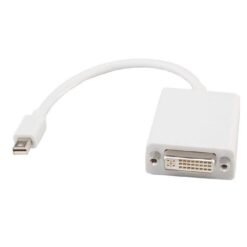 Thunderbolt Mini DisplayPort To DVI Converter - White