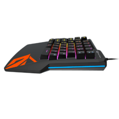 Alternative view of MeeTion KB015 RGB Left One-Handed Gaming Keyboard Membrane Keys
