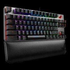 ASUS X801 ROG Strix Scope TKL Deluxe Wired Mechanical RGB Gaming Keyboard for FPS Games With Cherry MX Red Switches and Ergonomic Wrist Rest 7 ASUS X801 ROG Strix Scope TKL Deluxe Wired Mechanical RGB Gaming Keyboard for FPS Games With Cherry MX Red Switches and Ergonomic Wrist Rest - Image 4