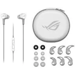 Alternative view of ASUS ROG Cetra II Core Moonlight White in-ear Gaming Headphones with Liquid Silicone Rubber (LSR) Drivers and a 3.5 mm connector