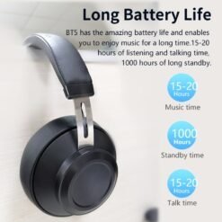 Bluedio BT5 Wireless Headphone and Stereo Bluetooth 5.0 Over-Ear Headset with Built-in Microphone - Image 4