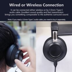 Bluedio BT5 Wireless Headphone and Stereo Bluetooth 5.0 Over-Ear Headset with Built-in Microphone - Image 3
