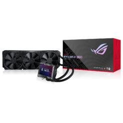 Alternative view of ASUS ROG RYUJIN II 360 All-in-One CPU Cooler with LED Display