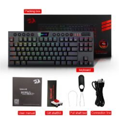 Alternative view of Redragon K621 Horus Pro TKL RGB Bluetooth 5.0 Wireless Mechanical Gaming Keyboard USB 2.4G 3 Mode Slim 97 Keys