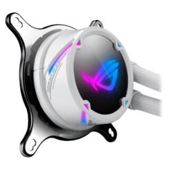Alternative view of ASUS ROG Strix LC 360 RGB White Edition All-in-one Liquid CPU Cooler with Aura Sync RGB, and Triple ROG 120mm Addressable RGB Radiator