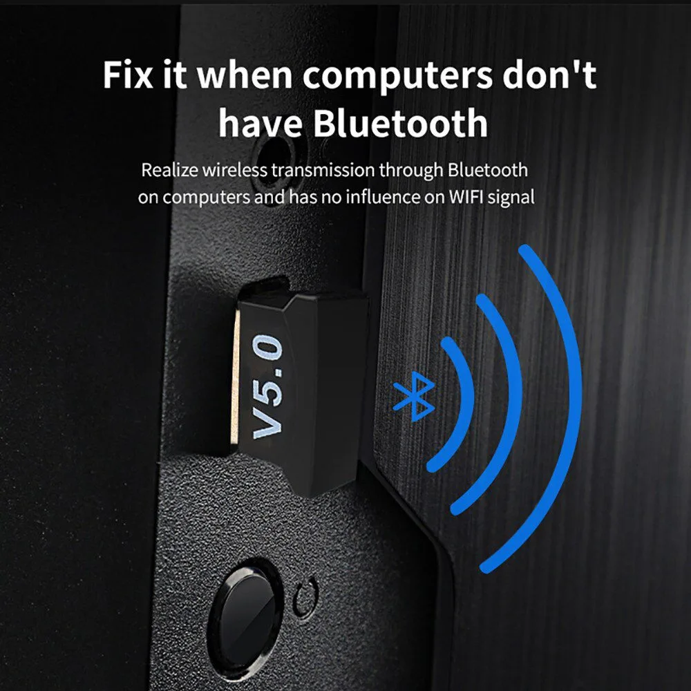 USB Bluetooth 5.0 Adapter Transmitter Audio Receiver Bluetooth Dongle USB Wireless Adapter for Computer PC Laptop 4 USB Bluetooth 5.0 Adapter Transmitter Audio Receiver Bluetooth Dongle USB Wireless Adapter for Computer PC Laptop - Image 4
