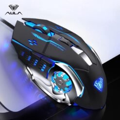 AULA S20 Wired Gaming Mouse Programmable 2400 DPI Backlight LED Ergonomic - Image 5