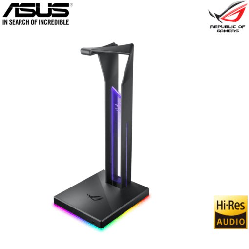 ASUS ROG Throne RGB Gaming Headset Stand with 7.1 Surround Sound Dual USB 3.1 Oorts and Aura Sync