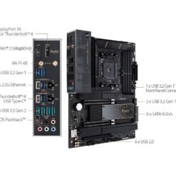 ASUS ProArt X570-CREATOR WIFI AMD X570 Ryzen AM4 ATX Content Creation Motherboard with PCIe® 4.0, passive PCH cooling design, dual Thunderbolt™ 4 11 ASUS ProArt X570-CREATOR WIFI AMD X570 Ryzen AM4 ATX Content Creation Motherboard with PCIe® 4.0, passive PCH cooling design, dual Thunderbolt™ 4 - Image 5