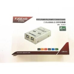 FJGEAR 2 Ports Printer Auto Sharing Switch USB 2.0 - Silver 5 FJGEAR 2 Ports Printer Auto Sharing Switch USB 2.0 - Silver - Image 3