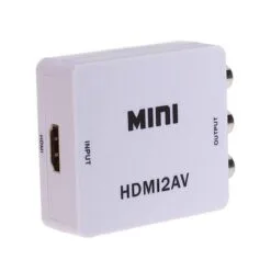 HDMI To Audio Video AV Adapter - White