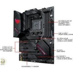 ASUS ROG STRIX B550-F GAMING(WI-FI) AMD AM4 (3rd Gen Ryzen) ATX Gaming Motherboard (PCIe 4.0, 2.5Gb LAN, BIOS FlashBack, HDMI 2.1, Addressable Gen 2 RGB Header and AURA Sync) - Image 7