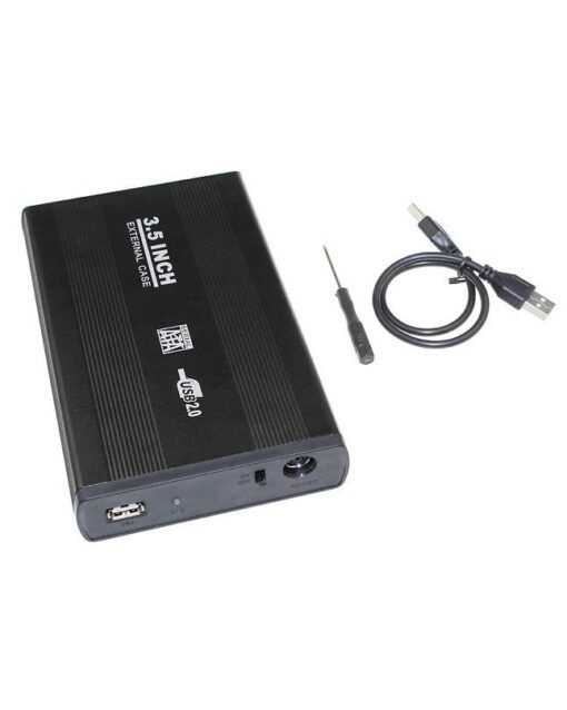 3.5 inch Sata Harddrive Case USB 2.0 - Black