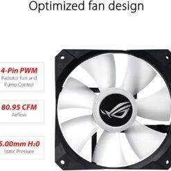 ASUS ROG Strix LC 240 RGB All-in-One Liquid CPU Cooler with Aura Sync, and Dual ROG 120mm Addressable RGB Radiator Fans 10 ASUS ROG Strix LC 240 RGB All-in-One Liquid CPU Cooler with Aura Sync, and Dual ROG 120mm Addressable RGB Radiator Fans - Image 3