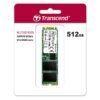 Transcend 830S 512GB M.2 SSD SATA III 6 GB/s Double Cut Internal Solid State Drive