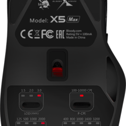 Alternative view of a4tech Bloody X5 MAX Professional E-Sports RGB Gaming Mouse 10,000 DPI Customizable Dedicated Settings Buttons