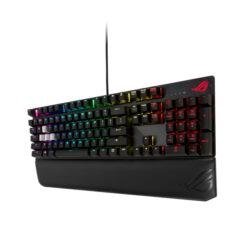 ASUS XA04 ROG Strix Scope Deluxe RGB Wired Mechanical Gaming Keyboard with Cherry MX Red Switches with Wrist Rest and Aluminum frame 7 ASUS XA04 ROG Strix Scope Deluxe RGB Wired Mechanical Gaming Keyboard with Cherry MX Red Switches with Wrist Rest and Aluminum frame - Image 4