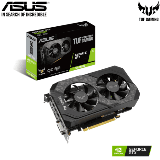 ASUS TUF Gaming GeForce® GTX 1660 SUPER™ OC Edition 6GB GDDR 6 Graphic Card for Better Gming