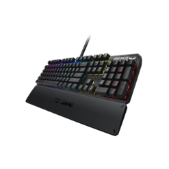 ASUS TUF Gaming K3 RGB Mechanical Keyboard with N-key rollover, Combination Media Keys, USB 2.0 Passthrough with Wrist Rest Red Switches 8 ASUS TUF Gaming K3 RGB Mechanical Keyboard with N-key rollover, Combination Media Keys, USB 2.0 Passthrough with Wrist Rest Red Switches - Image 3