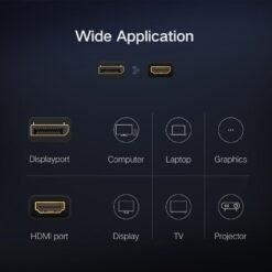 UGREEN 4K Displayport DP to HDMI Adapter 1080P for Gaming and Graphics Movies 10 UGREEN 4K Displayport DP to HDMI Adapter 1080P for Gaming and Graphics Movies - Image 4